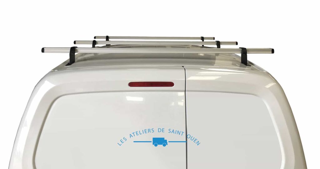 fourniture et pose dans votre utilitaire barre de toit en aluminium