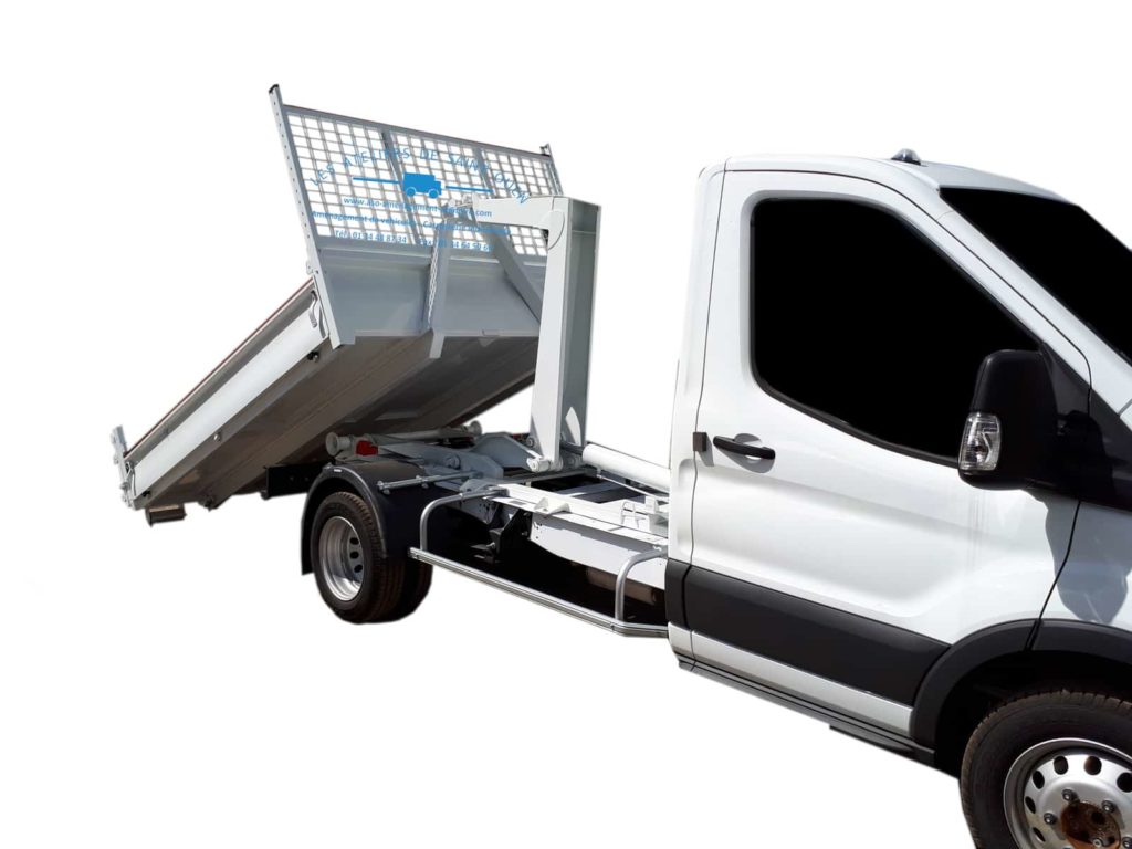 aménagement pour ford transit 2t bras polybenne avec benne JPM