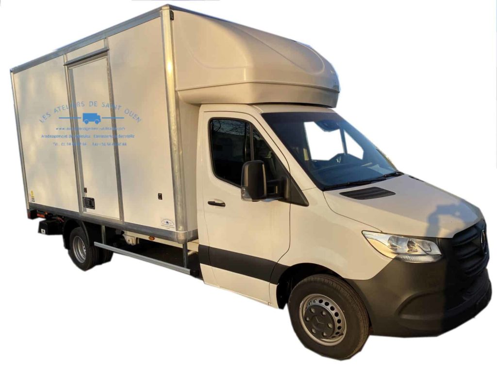 aménagement fourniture et pose pour caisse 20m3 avec capucine