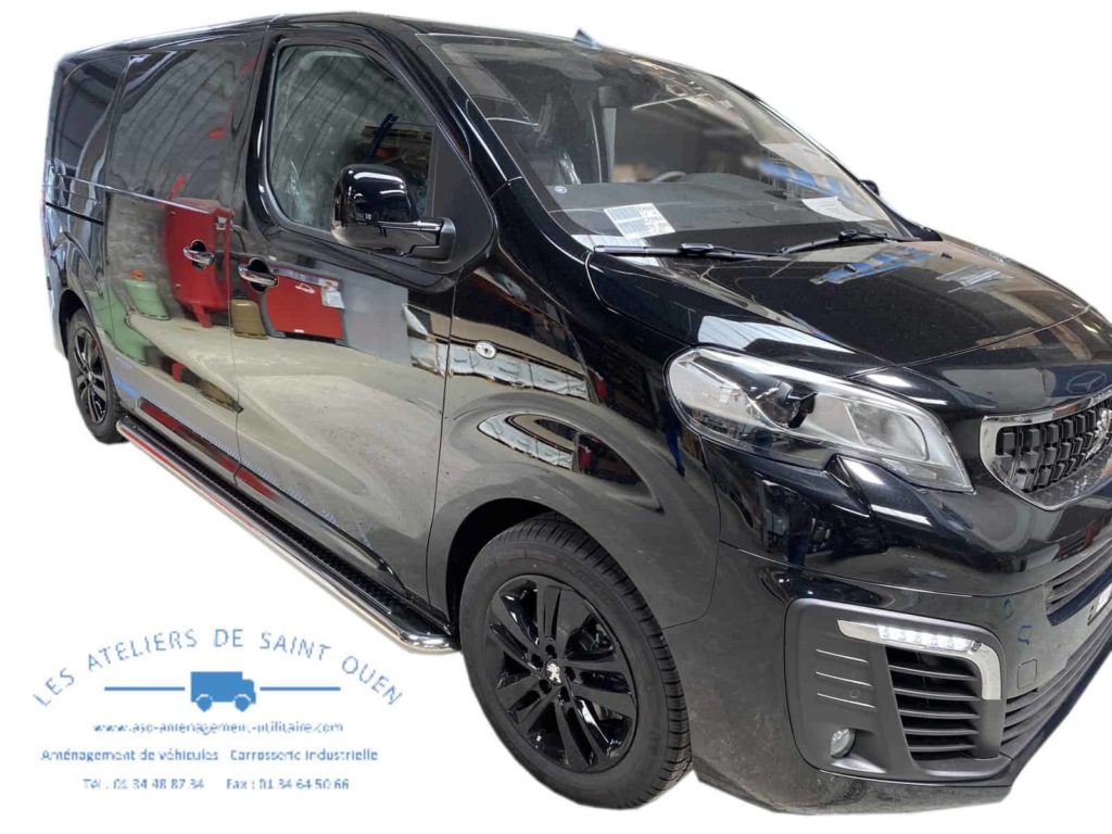 fourniture et pose de tubes en inox de protection pour peugeot expert