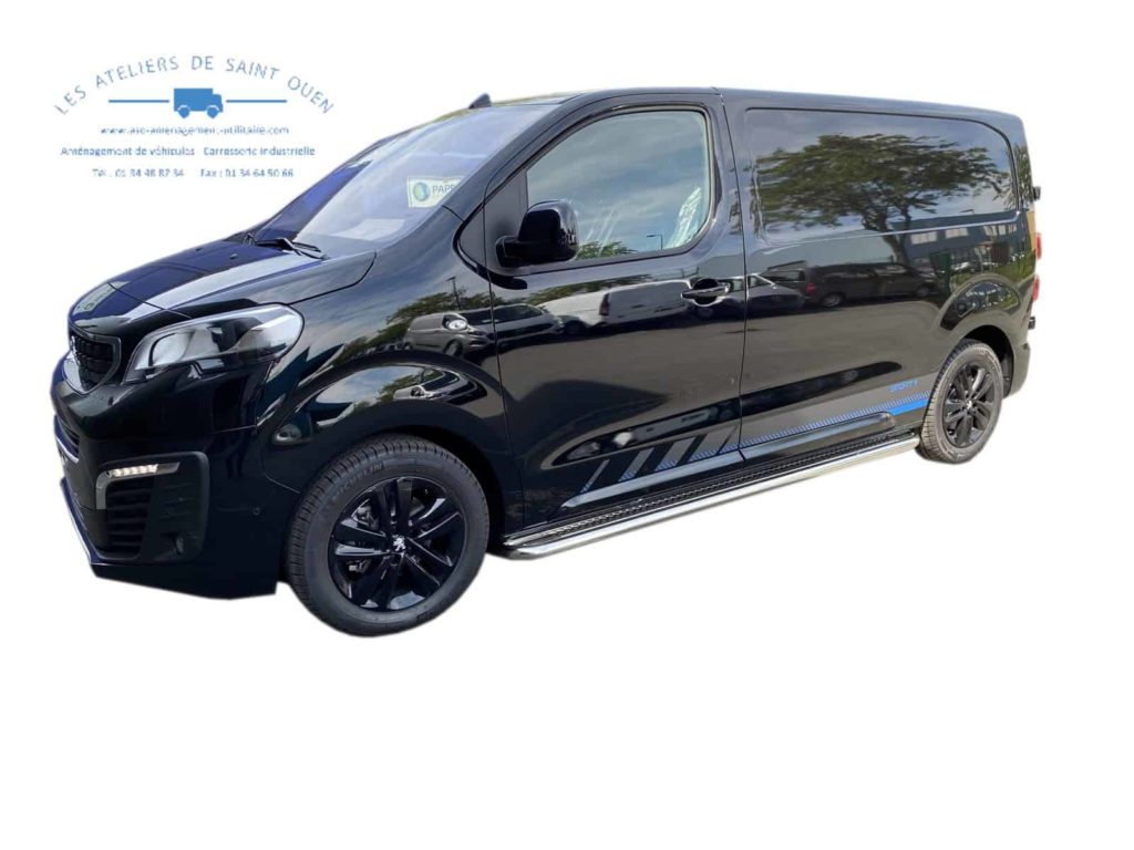 fourniture et pose de tubes en inox de protection pour peugeot expert