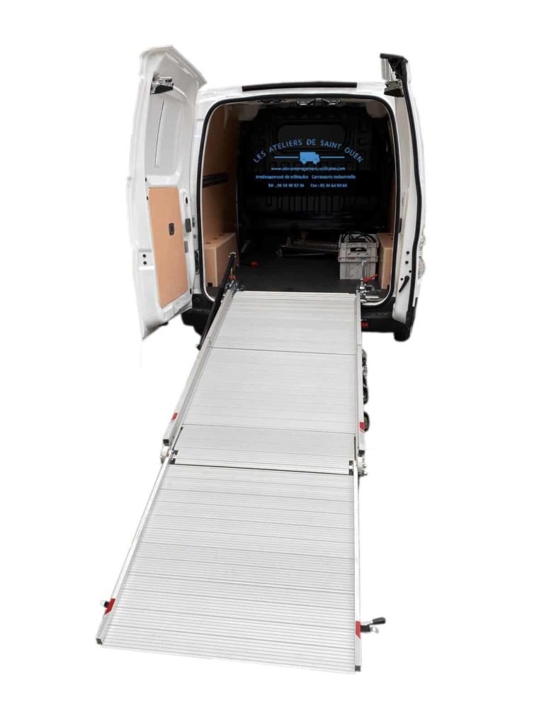 rampe de chargement repliable en 3 parties pour nissan nv200
