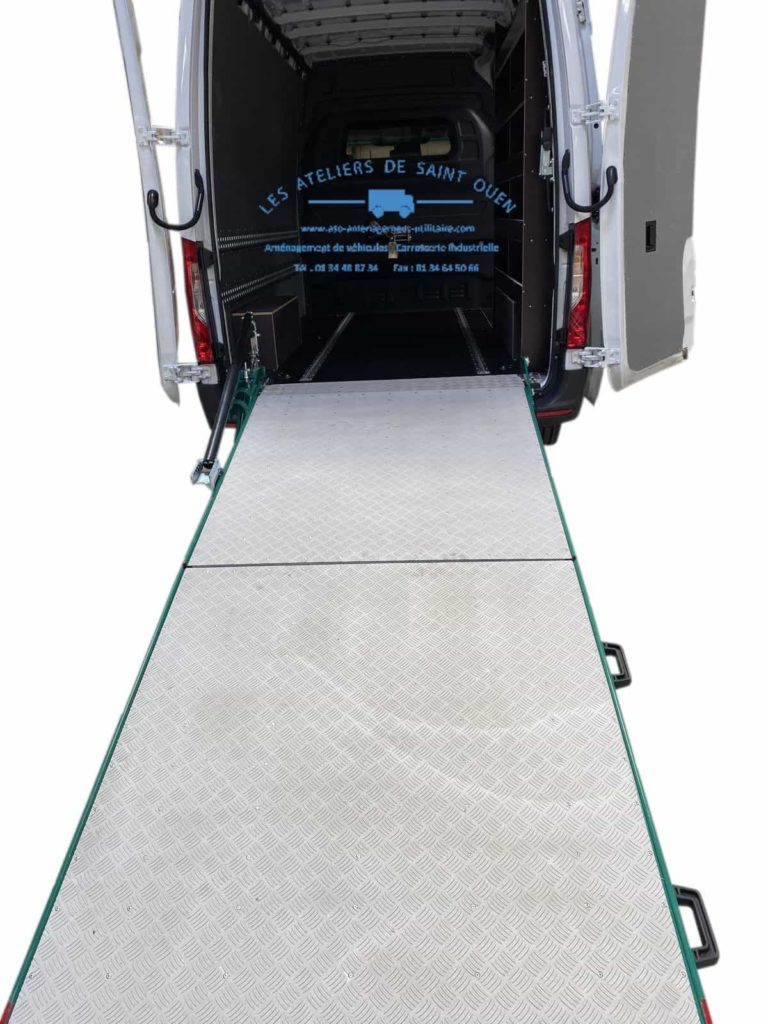 rampe de chargement repliable