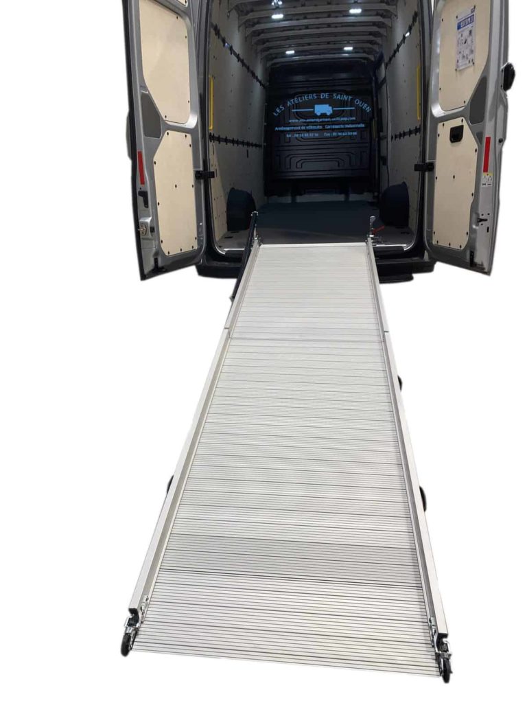 rampe de chargement repliable en 3 parties pour volkswagen crafter