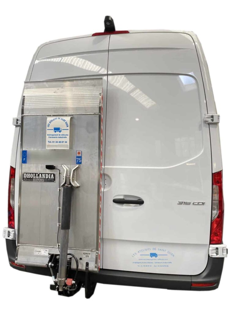 mercedes sprinter avec demi hayon