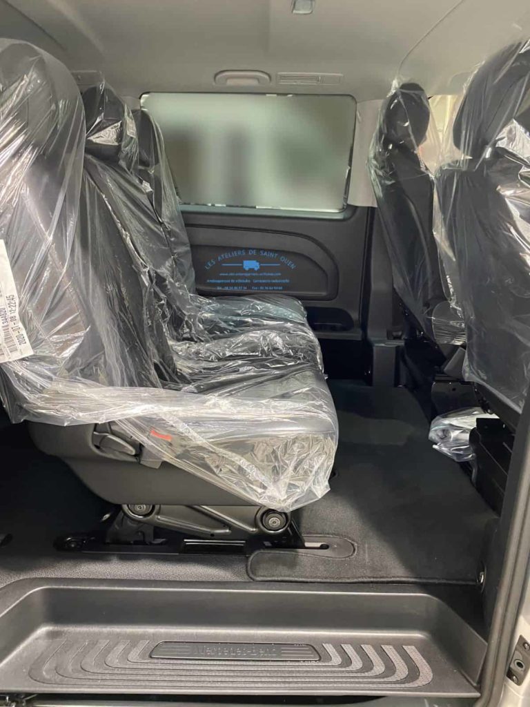 tapis de sol arriere pour mercedes vito mixto