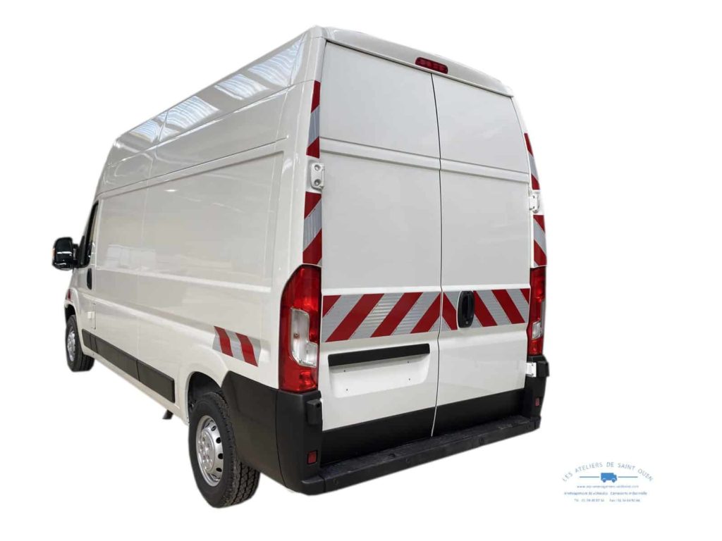 citroen jumper Peugeot boxer avec bande réfléchissante