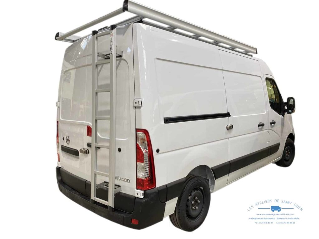 nissan nv400 avec galerie de toit et serrure gatelock