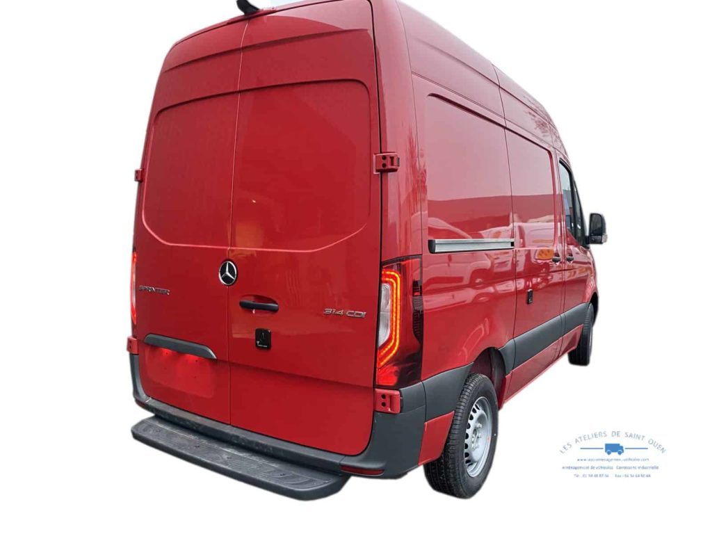 Mercedes Sprinter avec mul-t-lock arrière et latérale