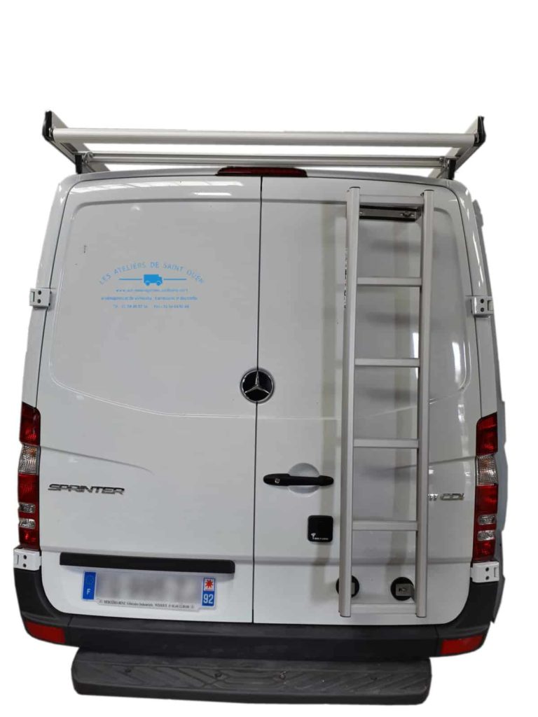 mercedes sprinter serrure mul t lock avec galerie de toit et échelle