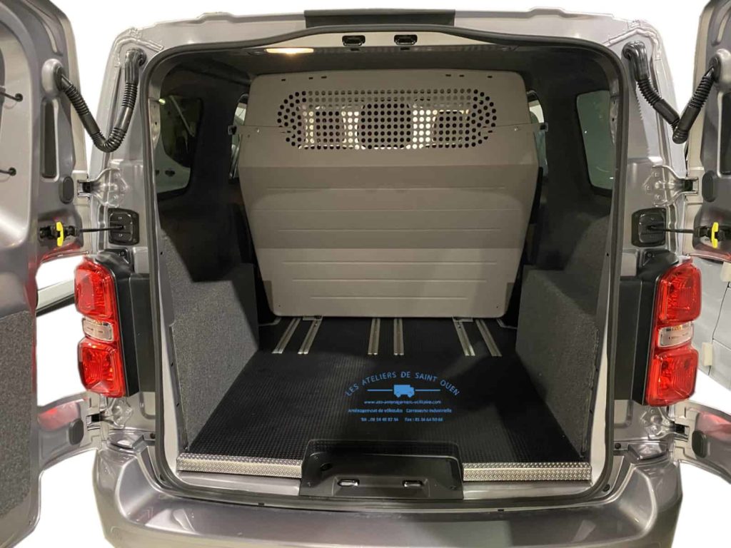 peugeot expert cabine approfondit avec rail aero et cloison