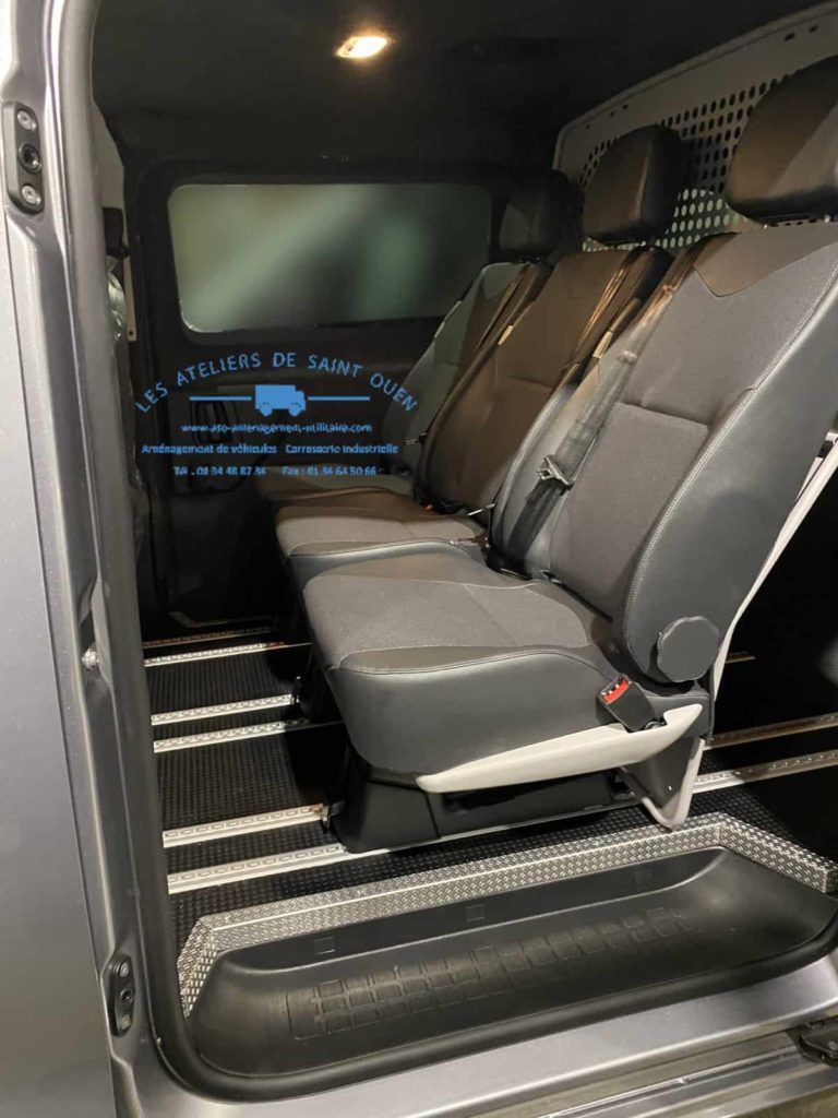 peugeot expert cabine approfondit avec rail aero et cloison
