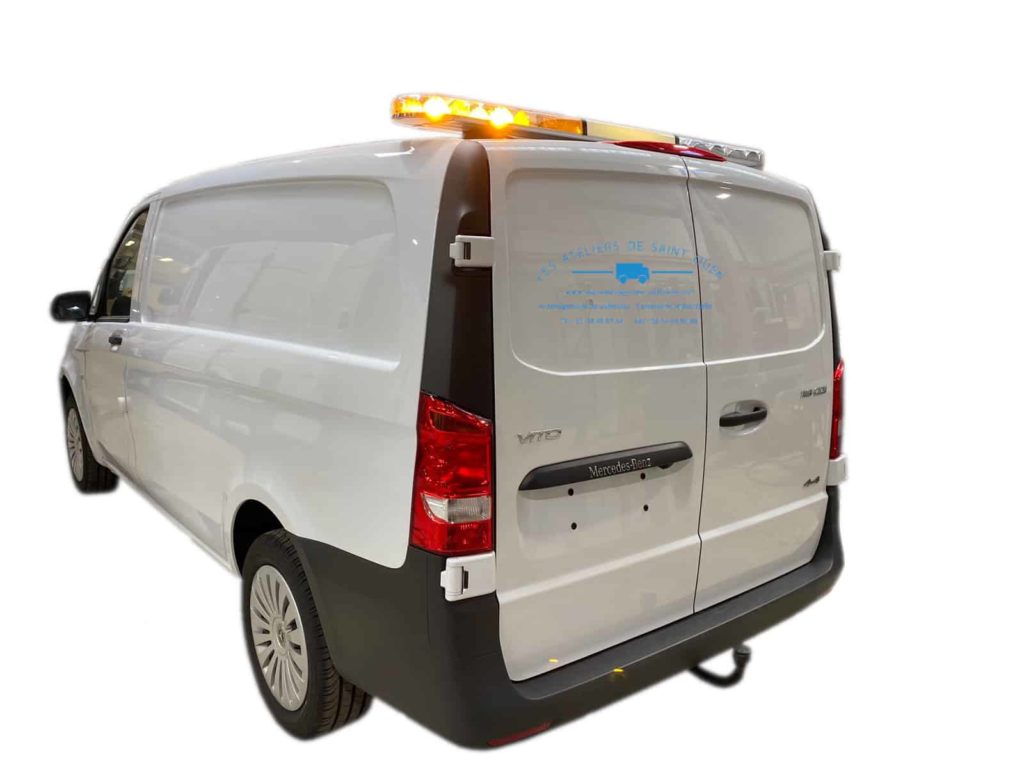 mercedes benz vito avec rampe lumineuse