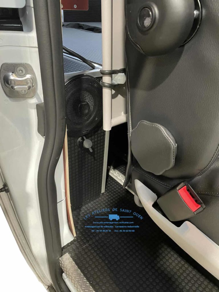 cabine approfondi 3 siège rail aéro cloison de séparation démontage rapide pour ford custom