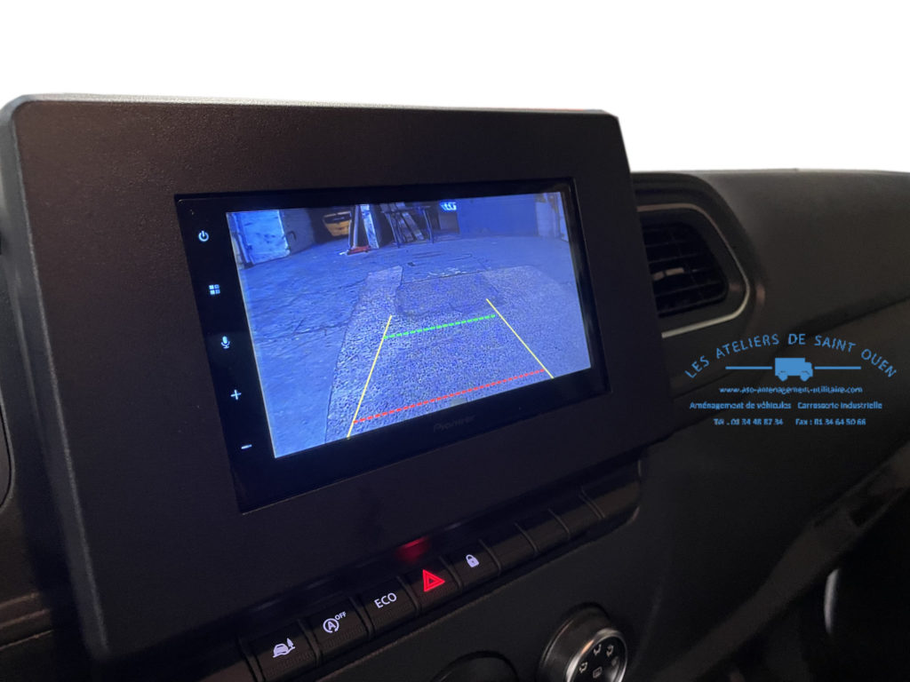 caméra de recul camion benne renault master