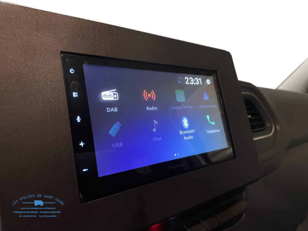 caméra de recul camion benne renault master