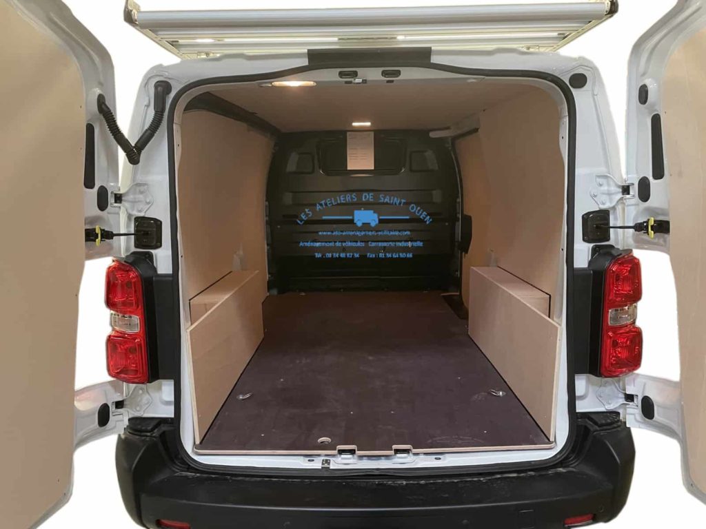peugeot expert avec galerie habillage bois