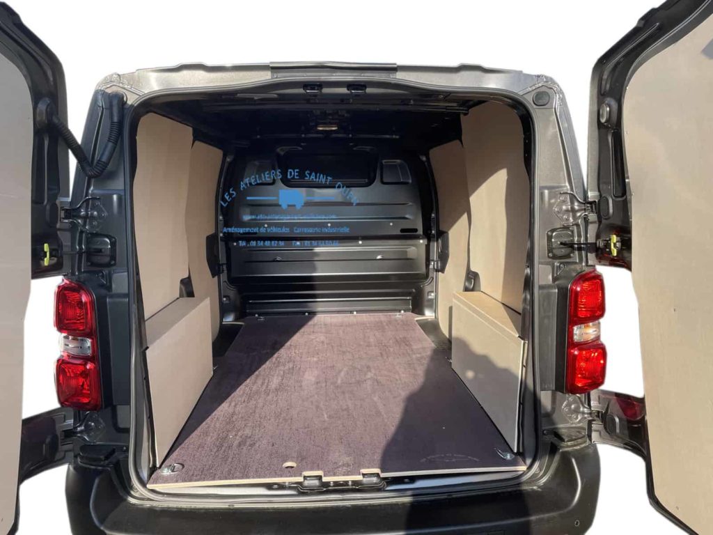 habillage bois contreplaqué pour peugeot e-expert