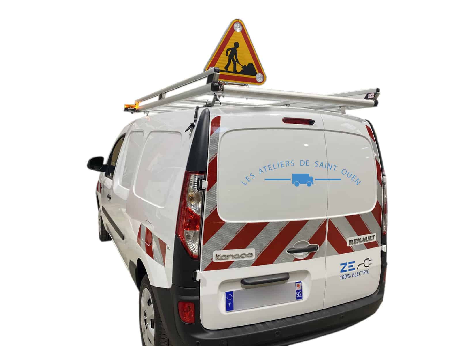 Triangle Triflash à déploiement manuel symbole AK31 ( voiture renversée ) :  achetez au meilleur prix sur Proteclight