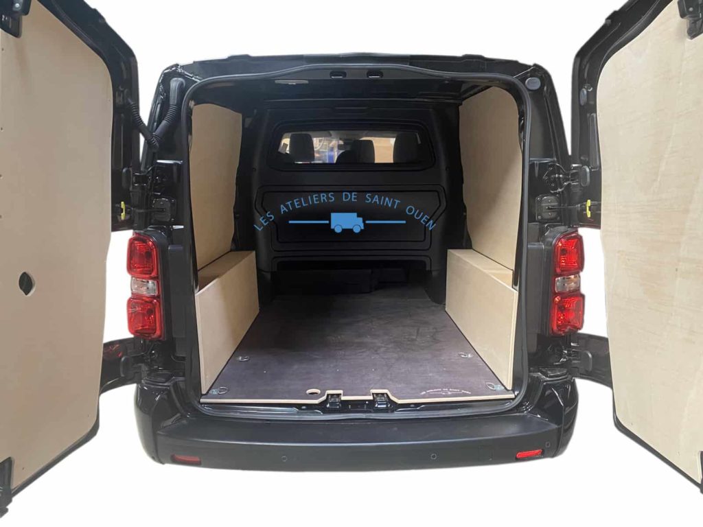 peugeot expert cabine approfondie avec habillage bois