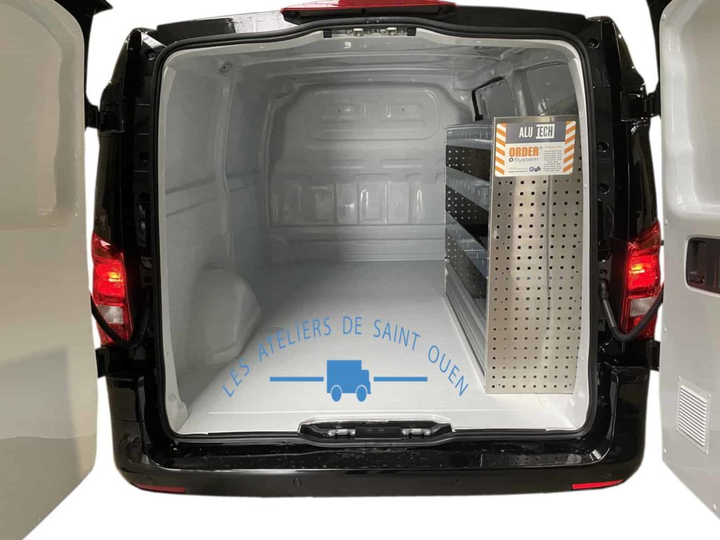 kit cover avec étagère métallique pour mercedes vito