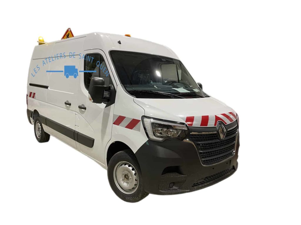 renault master avec gyropahre et bande réfléchissante tri flash