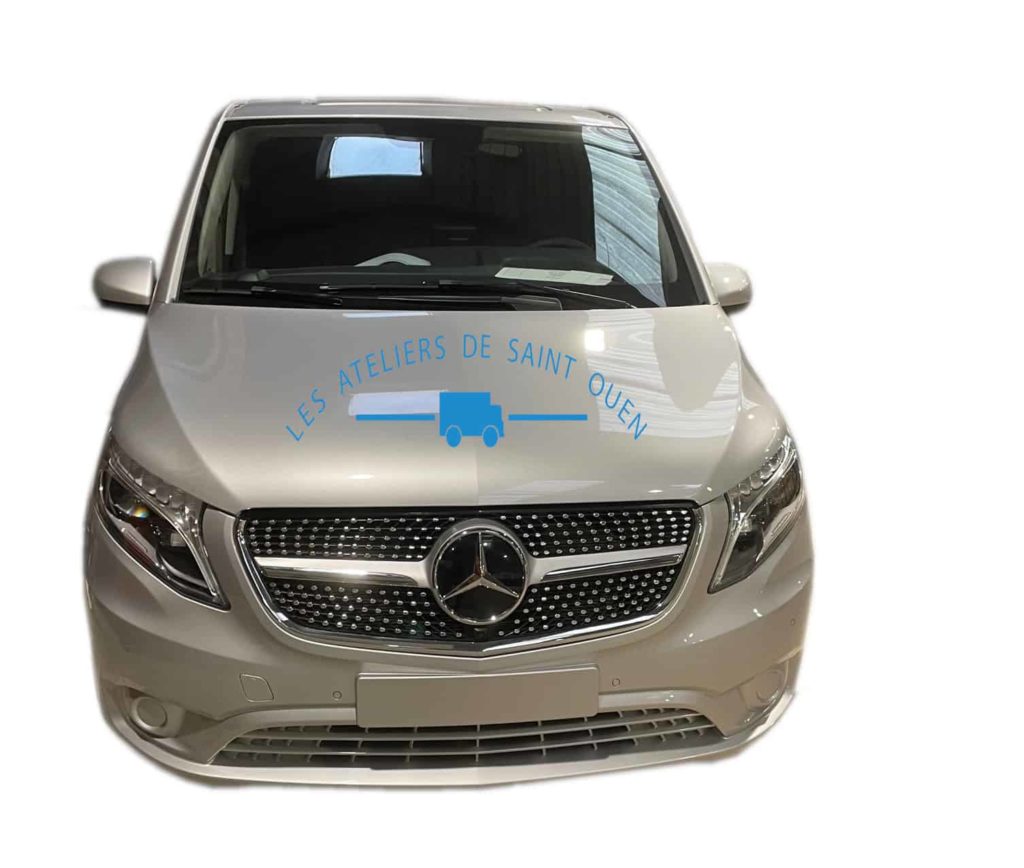 calandre chromé diamant pour mercedes vito