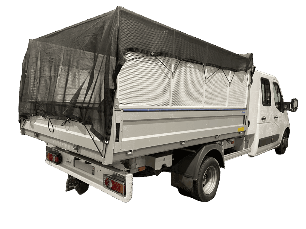 renault master plateau avec ridelle et filet