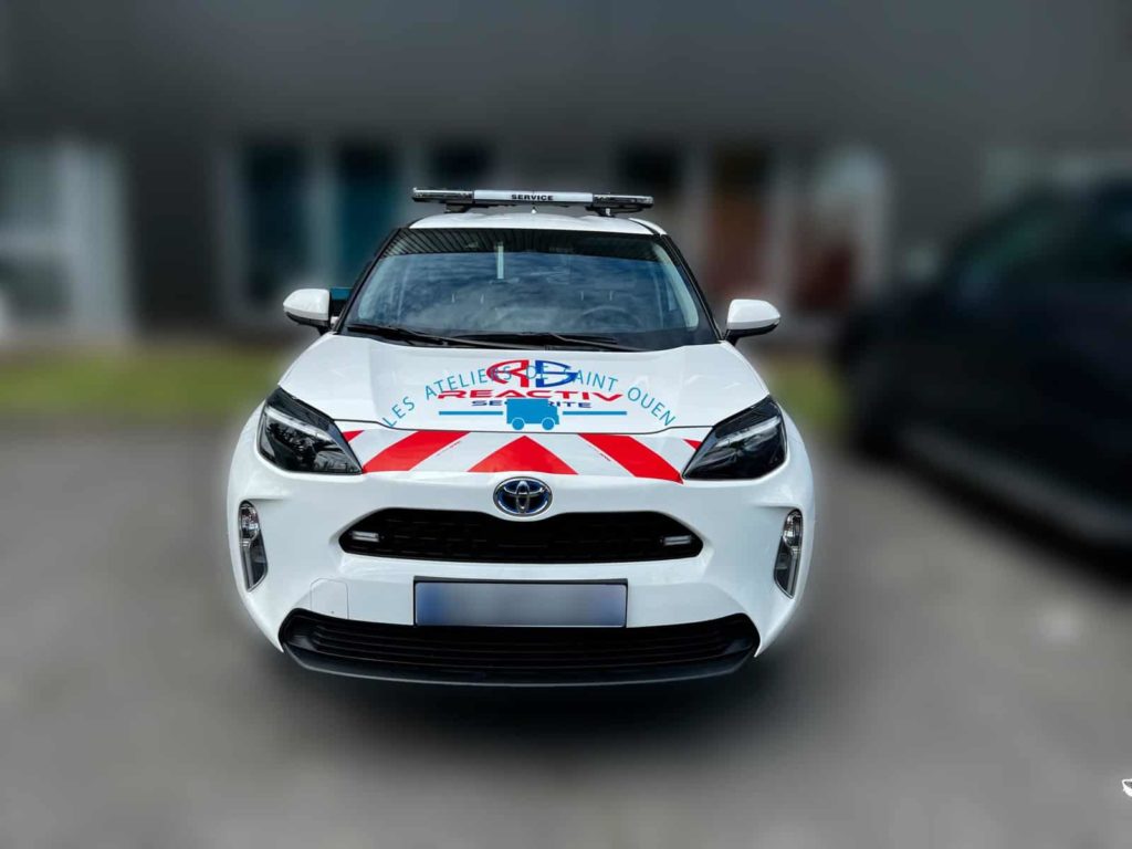 toyota yaris rampe à défilement face avant
