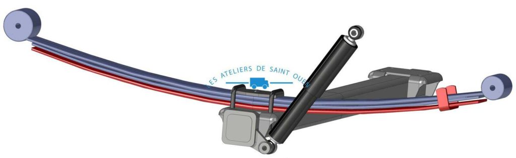 Aménagement utilitaire fourgon benne lame de renfort image