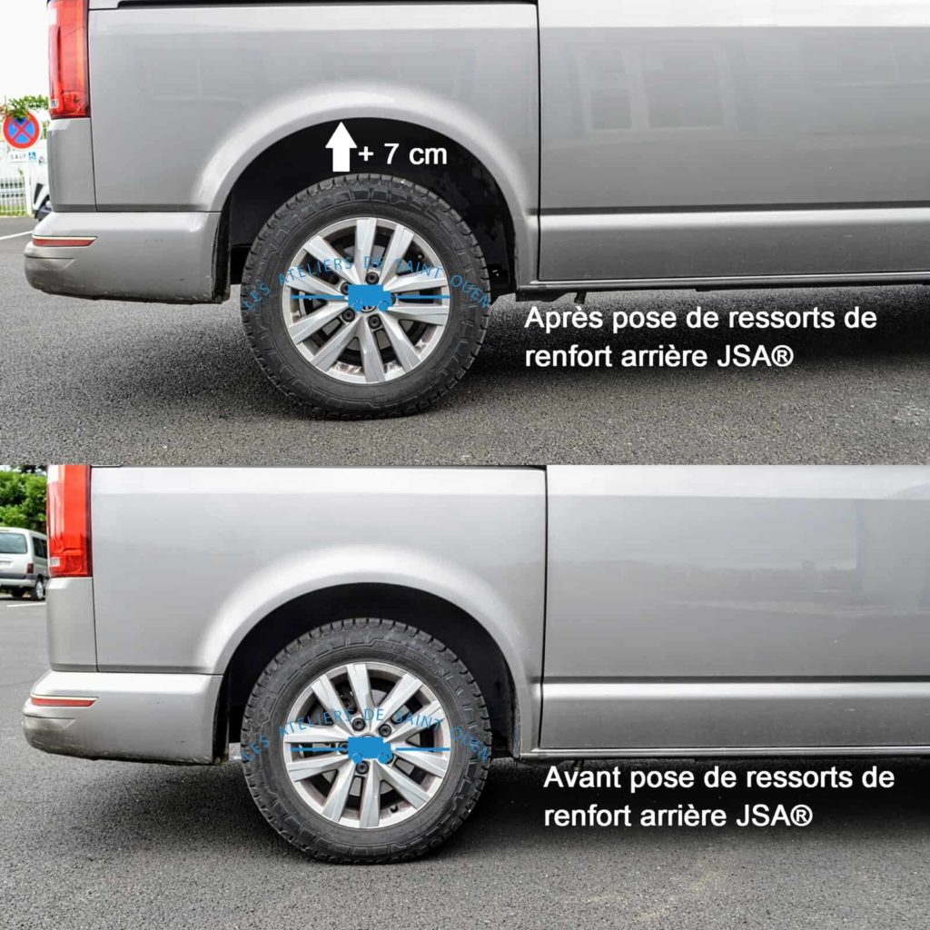 amenagement utilitaire fourgon benne ressort de renforts arriere