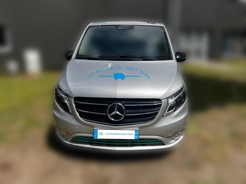 mercedes vito flocage petronas amg 44 hamilton f1 avant