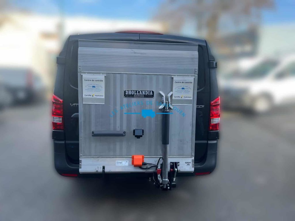 mercedes vito hayon élévateur dhollandia fermer hydraulique