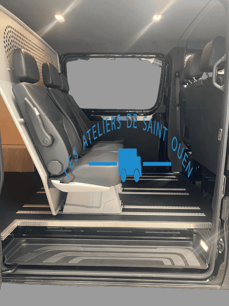 Cabine approfondie démontable d'un sprinter