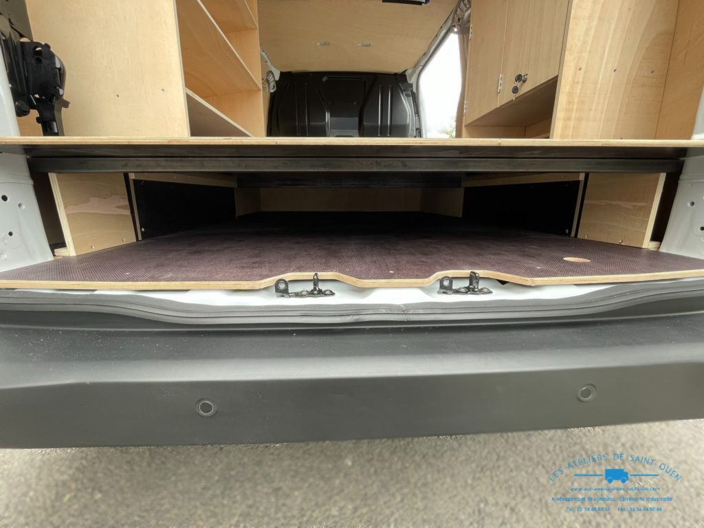 Aménagement sur mesure bois avec double plancher