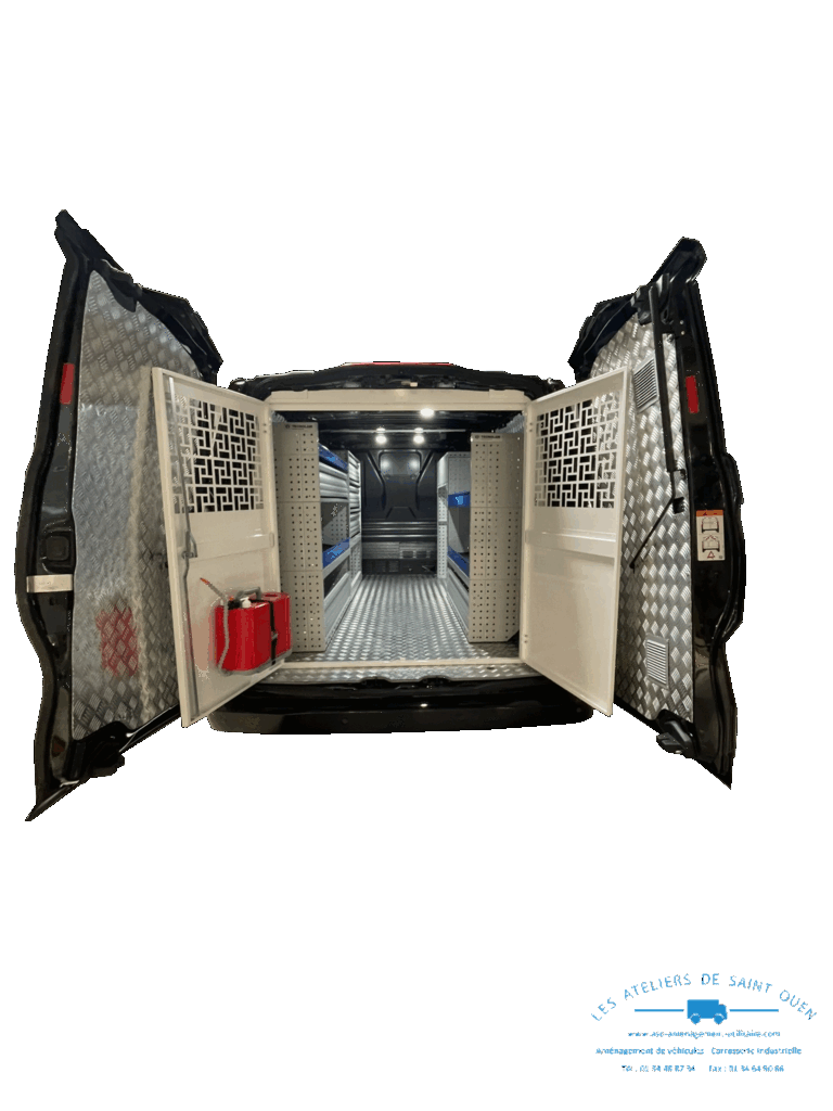 Nouveau custom avec recouvrement aluminium porte de sécurité intérieure et mobilier métallique
