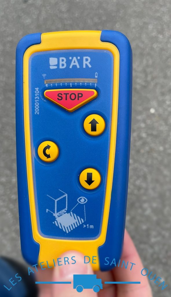 Télécommande pour Hayon BAR 600kg