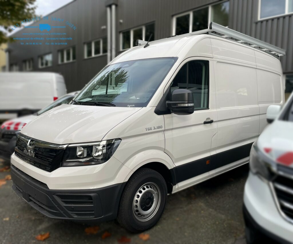 Man TGE équipé d'une galerie