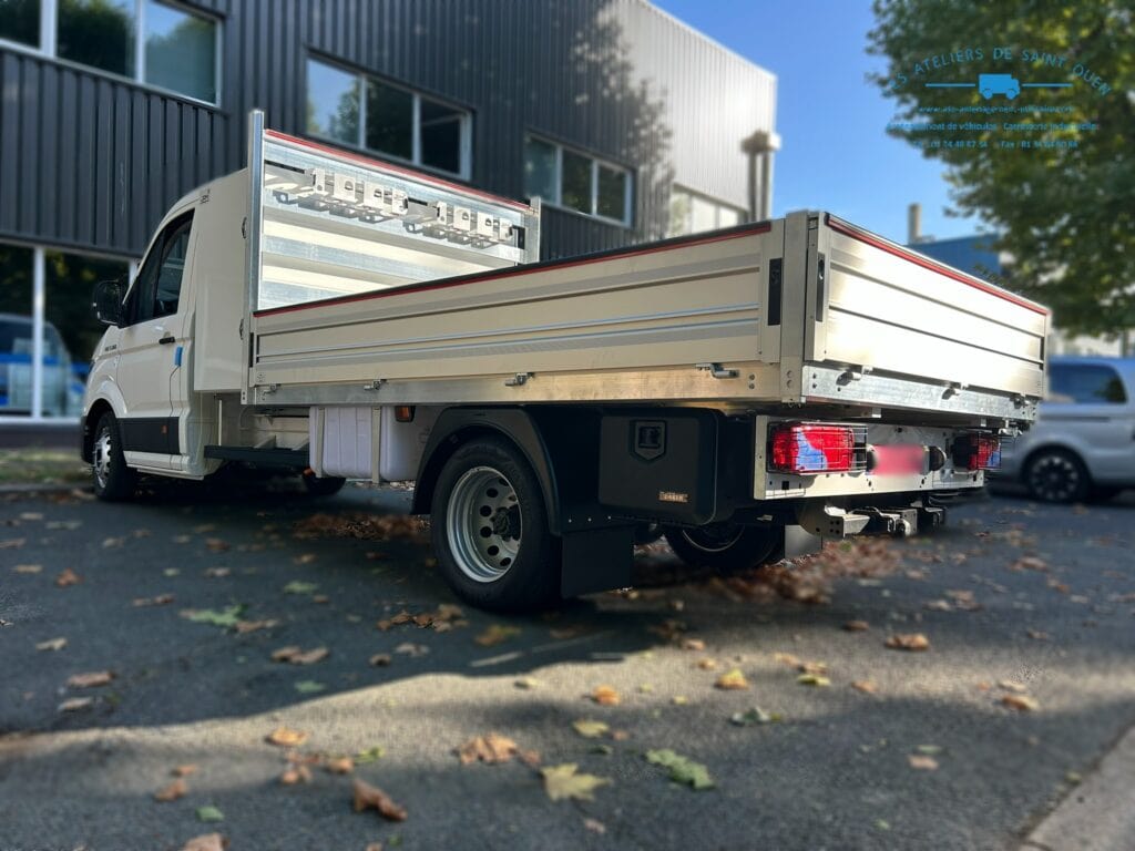 Man TGE avec plateau aluminium JPM