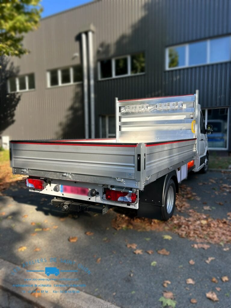 Man TGE avec plateau aluminium JPM