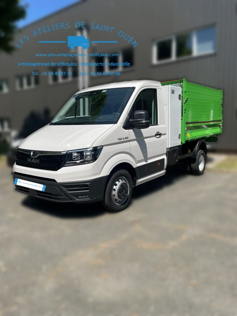 TGE simple cabine avec Benne et coffre JPM
